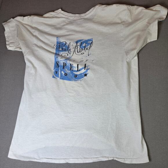 Paula Abdul 1991 Under My Spell Tour T Shirt XL Vintage Concert Tee - Picture 7 of 14